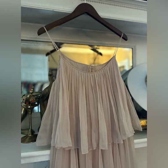 Halston Heritage Pleated Floor Length Gown - Picture 7 of 7